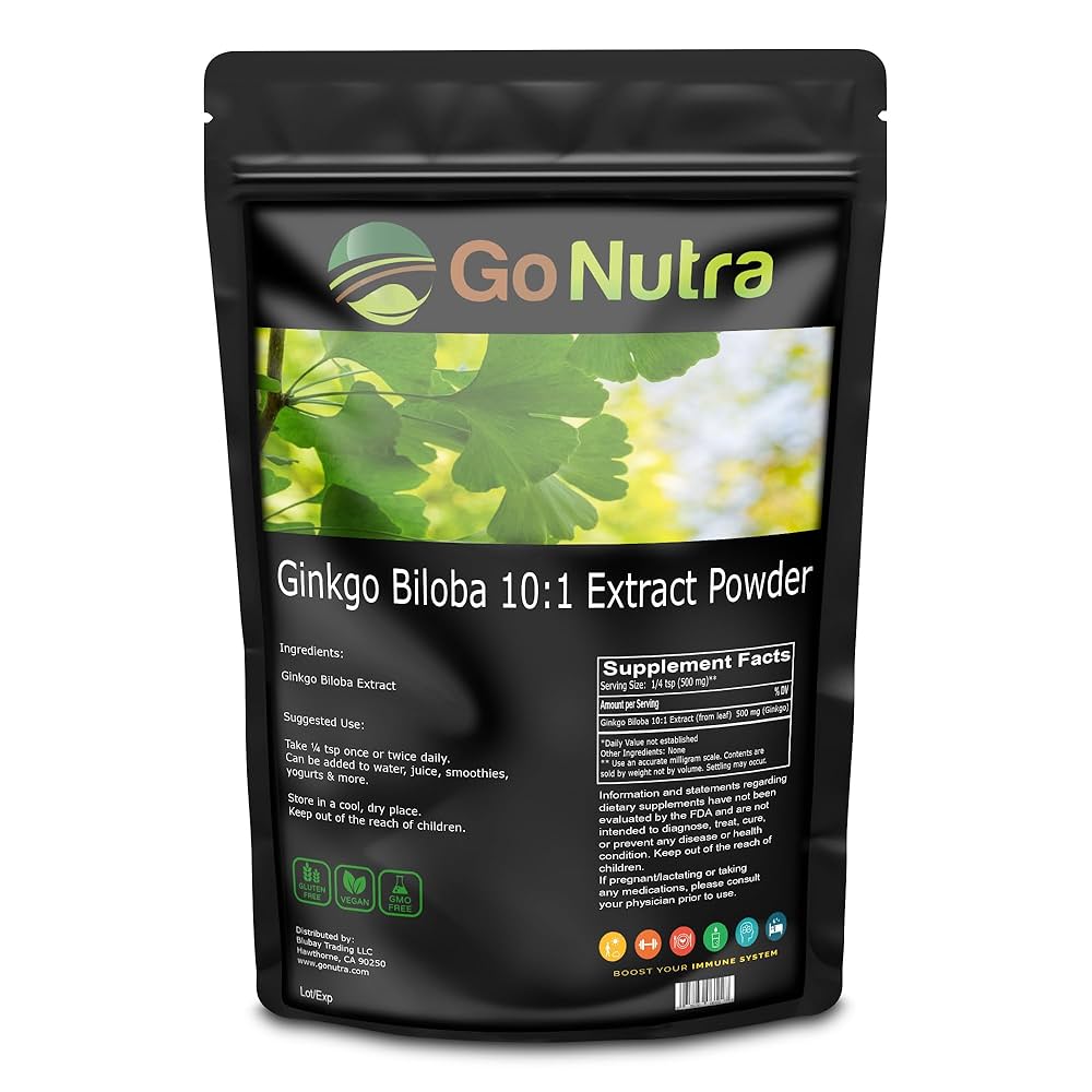 Ingredient Ginkgo Biloba Leaf Extract