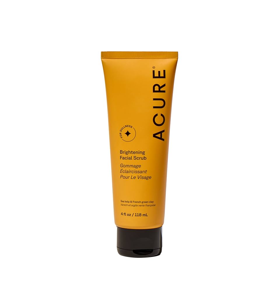 Acure Brightening Facial Scrub Review for a Youthful, Brighter, Radiant Complexion