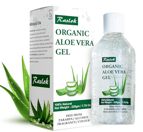 Pure Natural Aloe Gel For Moisturizing Face Skin & Hair Care